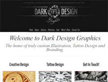 Tablet Screenshot of darkdesigngraphics.co.uk